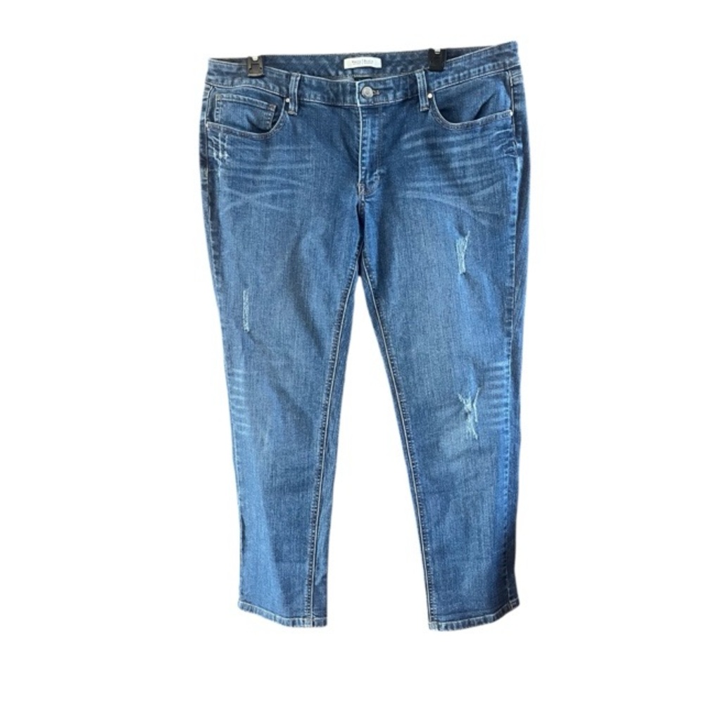 White‎ House Black Market Blanc Ankle Jeans